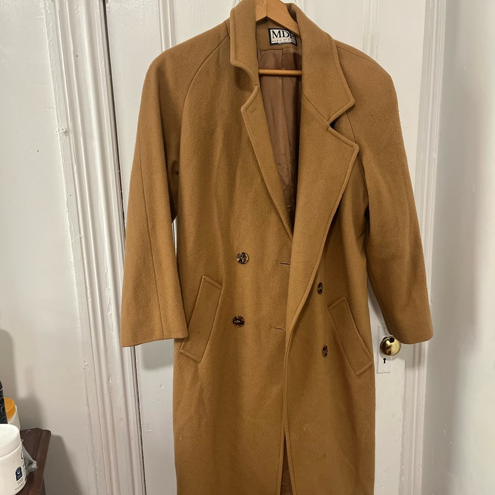 100% Wool Trench Coat Womens Mario De Pinto